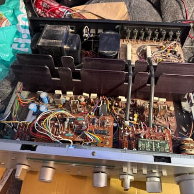 Vintage Onkyo A-7070 Stereo Integrated Amplifier Silver Japan 2Ch great working image 9