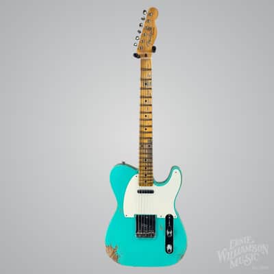 Fender Custom Shop Wildwood 10 1955 Telecaster, Sea Foam Green, 6.7 lbs image 4