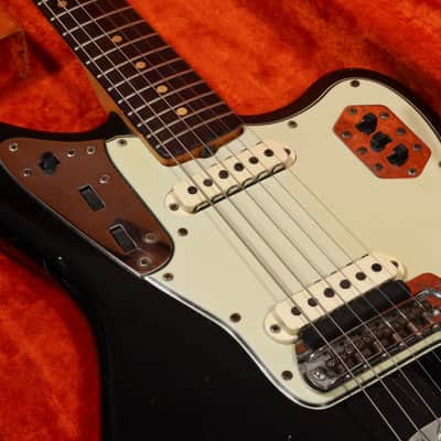 1964 Fender Jaguar - Black - All Original image 9