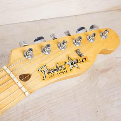 Fender Bullet S2 Vintage 1987 Red Vintage USA w/ OHSC image 5