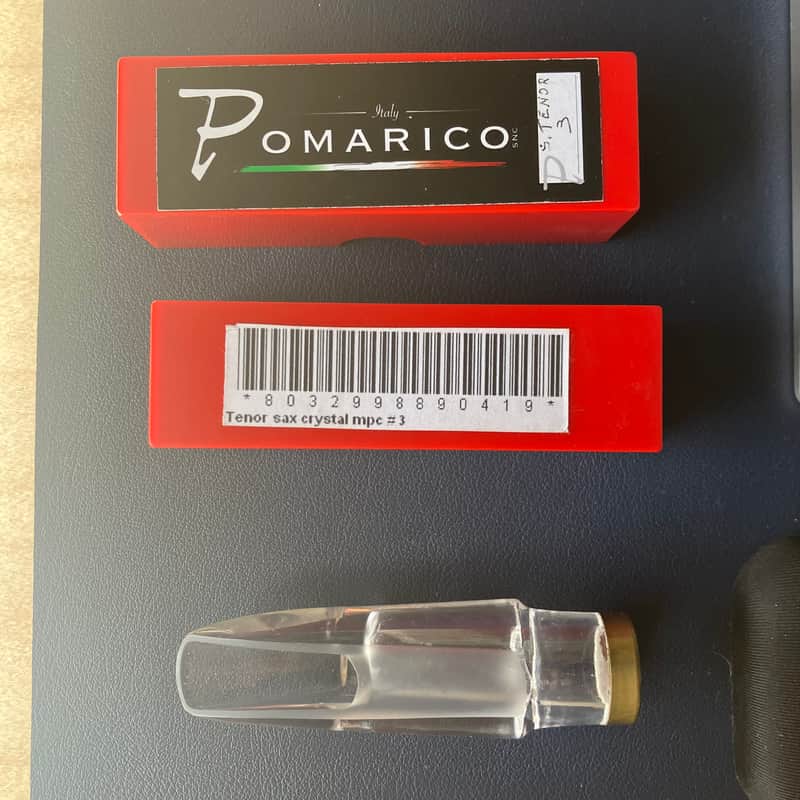 Pomarico Tenor Sax Crystal Mouthpiece Size 3 2020s image 1