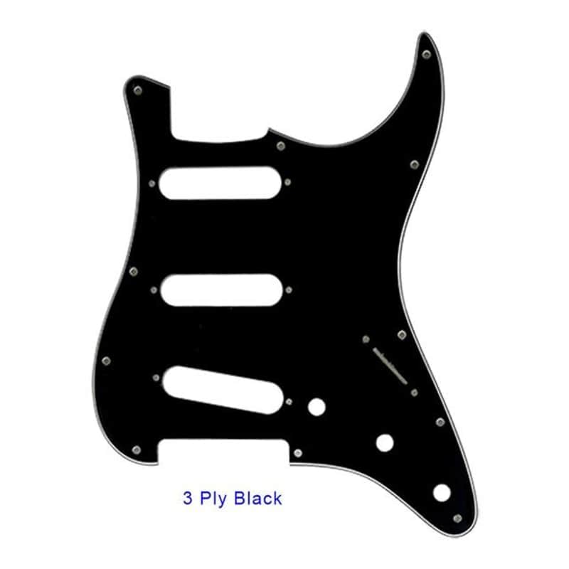 Custom Pickguard - Free Shipping-3Ply Black image 1