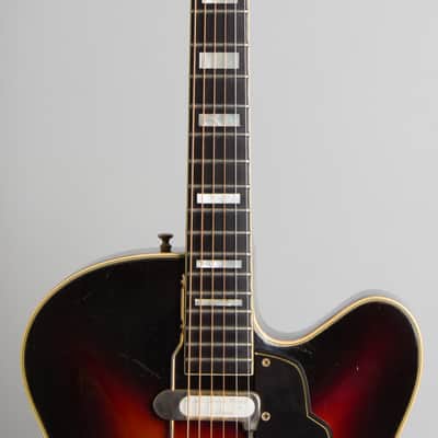 Guild A-350 Arch Top Acoustic Guitar (1966), ser. #46622, original black hard shell case. image 8