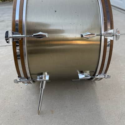 Fibes Bass Drum 22x14 Early 70s - Brass image 4