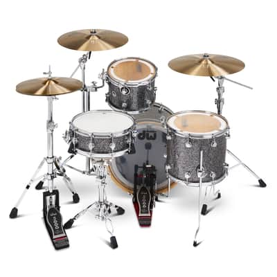 DWe 5-pc Kit Bundle with DWe Cymbals V51 Module - Black Galaxy image 5