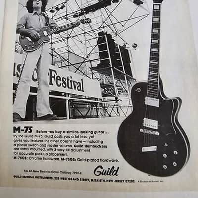 Guild M-75GS 1975 - Black image 13