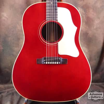 Gibson 1967 J-45 Cherry Red image 7