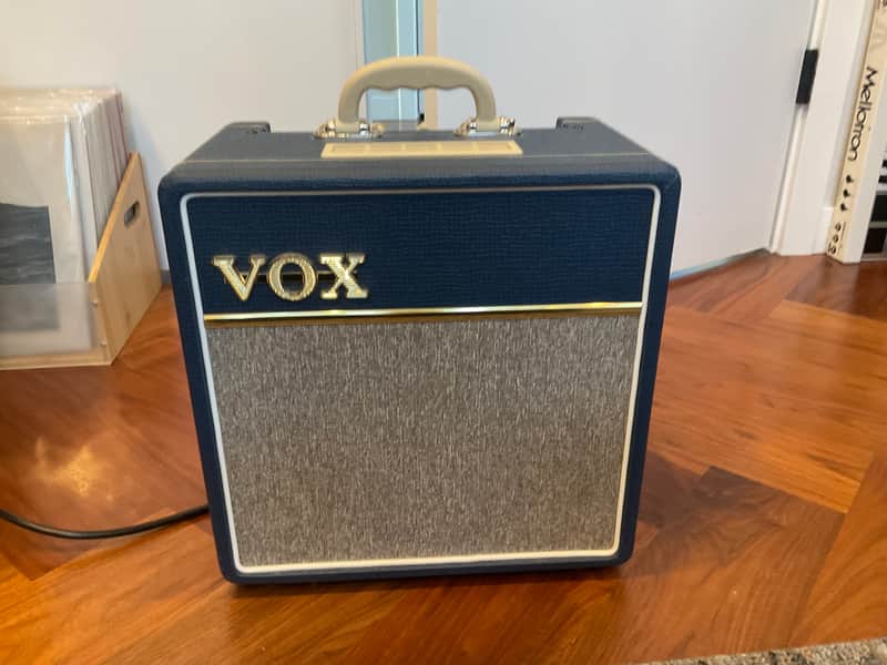 Vox AC4C1-BL Limited Edition 4-Watt 1x10" Guitar Combo 2012 - Blue with Tygon Cloth image 1