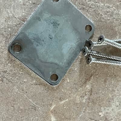 1966 Fender guitar neck plate Jazz Precision Mustang bass image 3