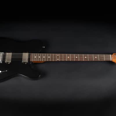 2018 LsL Instruments Baribone Adam Christianson Signature - Black Satin | USA Custom Bariton Telecaster | OHSC image 3