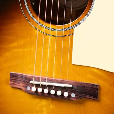 Gibson Les Paul Parlor Acoustic/Electric Guitar - Vintage Sunburst with Hardshell Case image 12
