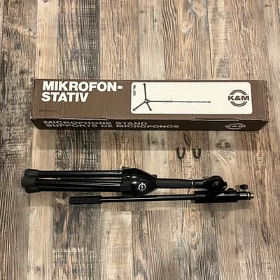 Vintage K&M 25900 Tripod Mic Stand w/ Adjustable Boom - Black image 2