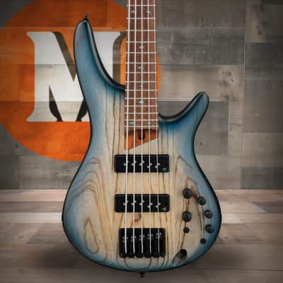 Ibanez SR Standard 5 String Electric Bass - Cosmic Blue Starburst Flat (SR605ECTF) image 1