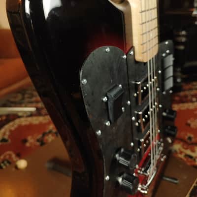 Formanta Style USSR Electric Guitar Built In Tone Bender Soviet Germanium Fuzz image 6