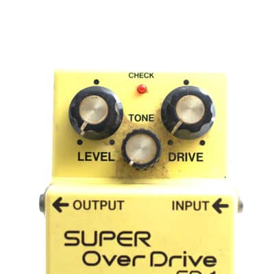 BOSS SD-1 Super OverDrive JRC4558DD Chip Made in Taiwan 1992 w/ Box image 3