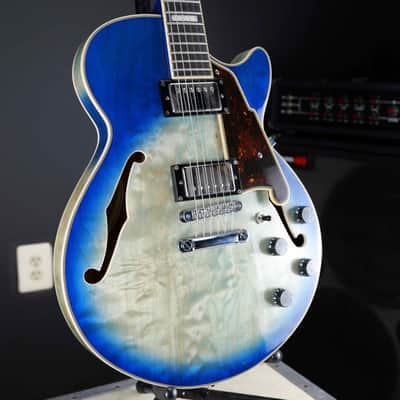 D'Angelico Premier SS Boardwalk Blue Burst image 1