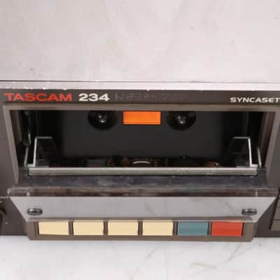 Tascam 234 Syncaset Professional 4 Track Cassette Deck #49592 image 19