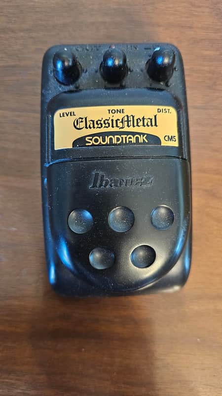 Ibanez CM5 Classic Metal Distortion 1990s - Black image 1