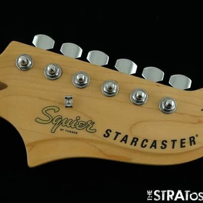 2022 Fender Squier Affinity Starcaster NECK & TUNERS "C" Maple Contour Headstock image 1