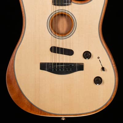 Fender American Acoustasonic Strat Natural Ebony Fingerboard (238) image 3