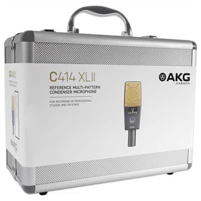AKG C414 XLII Multi-Pattern Studio Reference Condenser Microphone Recording Mic image 22