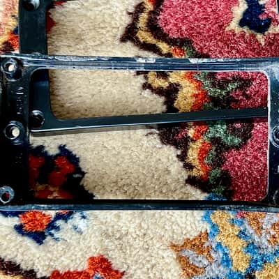 1957-1965 Gibson black M-69 humbucker pickup rings MR490 MR491 + screws + springs M69 image 7