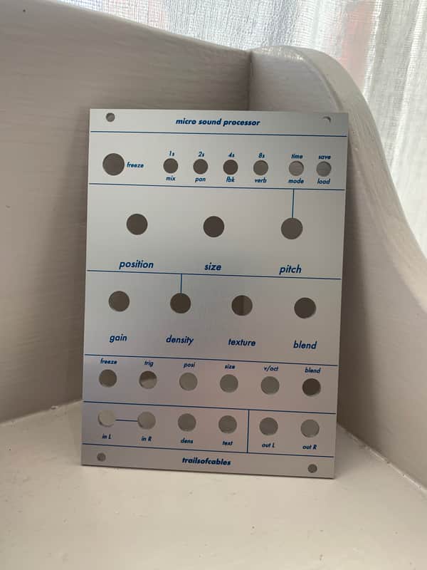 Mutable Clouds Eurorack Buchla style replacement panel image 1