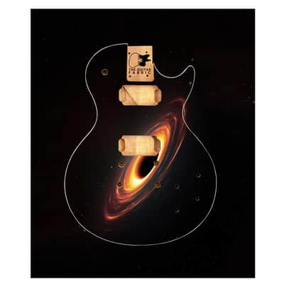 Black Hole Theme Custom Guitar Skin Wrap 50x60 cm. | Laminated Vinyl Sticker Decal Guitar Design for any Electric or Acoustic Guitar image 3