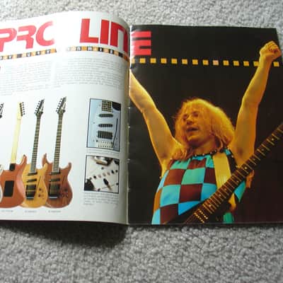 1985 Electric guitar and Bass color catalog image 2