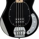 Sterling StingRay RAY4 4-String Bass Guitar, Maple Fingerboard, Black