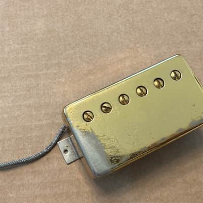 Gibson Vintage 1974 Les Paul Custom Gold Patent Number T Top Pickup 1975 1976 1977 ES SG 1970's image 1