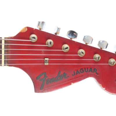 1968 Fender Jaguar candy apple red image 5