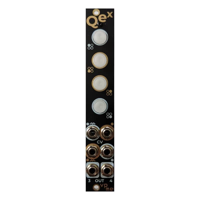 VPME.DE QEX Quad Drum Expander Eurorack Module image 1