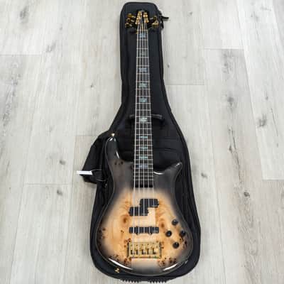 Spector Euro 5 CST Custom 5-String Bass, Ebony Fretboard, Natural Black Burst Gloss image 11