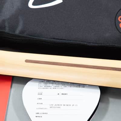 2025 Fender Japan MIJ Limited Hybrid II Jazzmaster Noir Black Original Gig Bag image 9