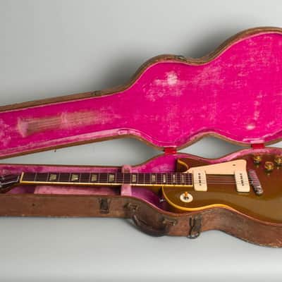Gibson Les Paul Model Solid Body Electric Guitar (1954), ser. #4-0379, period brown hard shell case. image 10
