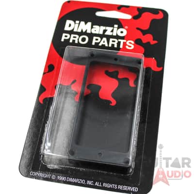 DiMarzio Humbucker Bridge Pickup Slanted, Flat Bottom Mounting Ring - BLACK