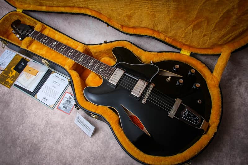 GIBSON USA Custom Shop '64 Trini Lopez Murphy Lab Ultra Light Aged " Ebony + Rosewood" (2022) image 1
