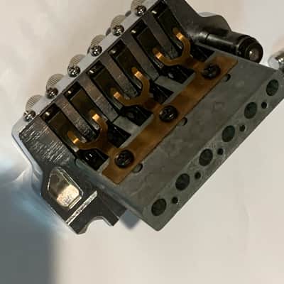 Fender Japan Contemporary Stratocaster Fine Tuning Tremolo Bridge w/ String Lock 80s - Chrome image 5
