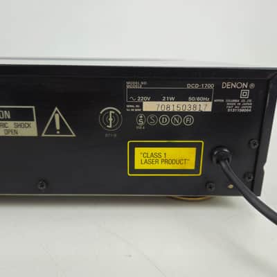 Denon - DCD-1700 - Stereo Compact Disc Player image 11