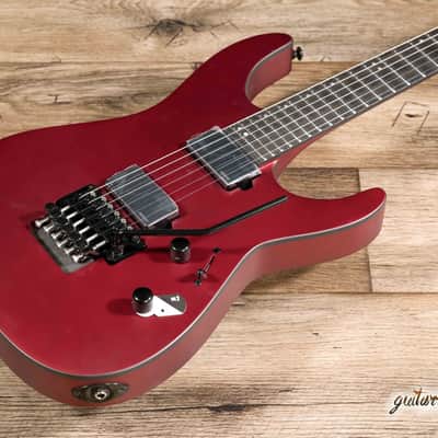 ESP LTD M-1000 Fishman Fluence Floyd Rose Guitar – Candy Apple Red Satin image 8