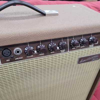 Fender Acoustasonic Junior 2-Channel 2 x 40-Watt 2x8" Acoustic Guitar Amp - Brown image 4