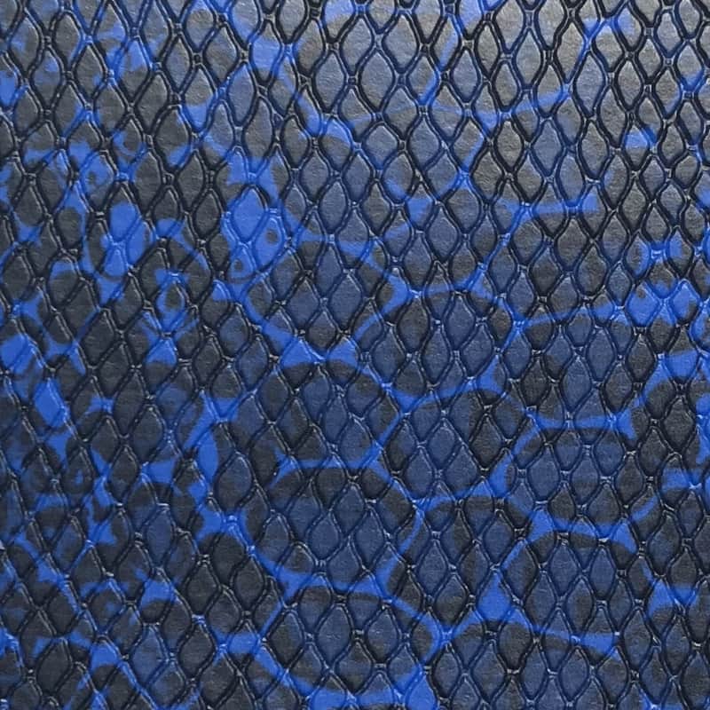 Tolex - 15 - Electric Blue Python Imitation Snakeskin image 1