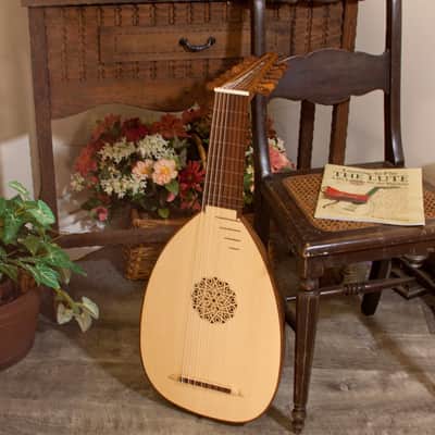 Roosebeck LT8DRSN Deluxe 8-Course Lute Sheesham & Canadian Spruce w/Padded Gig Bag image 5