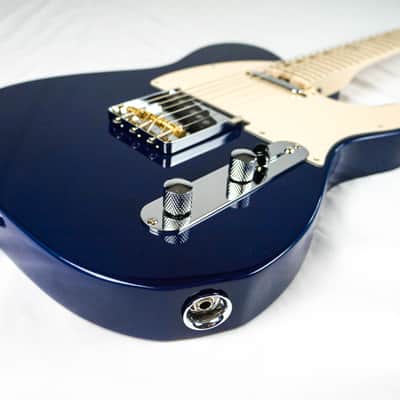 Swisher Handmade 1950 T-Style Electric Guitar 2023 - Indigo Blue image 2