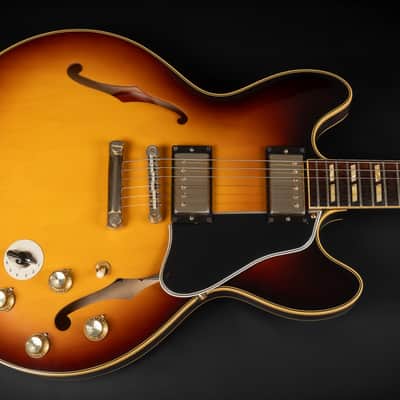 2014 Gibson Custom Shop Memphis ‘64 ES-345TD - Historic Burst VOS | USA Vintage 1964 Reissue Varitone Switch 3.79kg | CoA OHSC image 4