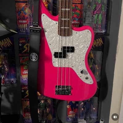 Fender Mark Hoppus Signature Jaguar Bass 2023 - Hot Pink image 3