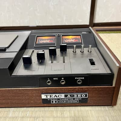 TEAC A-350 Vintage Stereo Cassette Deck | Reverb