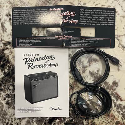 Fender '64 Custom Hand-Wired Princeton Reverb-Amp 12-Watt 1x10" Guitar Combo 2020 - PLUS HEAD CAB AND EXTRA FOOT SWITCH image 15