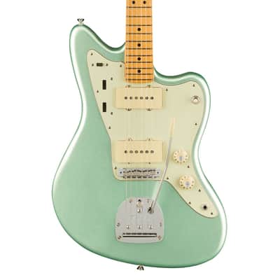 Used Fender American Professional II Jazzmaster Mystic Surf Green w/Maple FB image 1